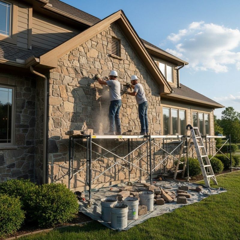 Stone Siding Repair