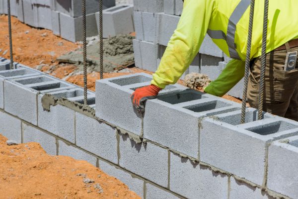 Concrete Blocks Installation in Denver