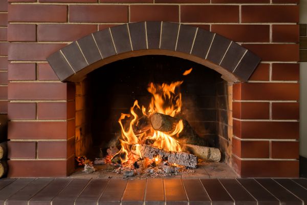 Brick Fireplace Installation in Denver