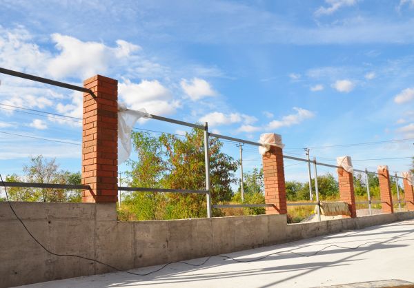 Brick Pillar Installation in Denver